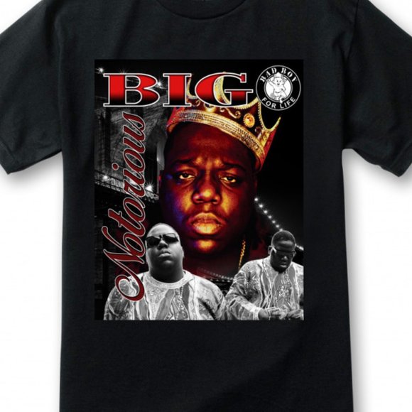 NOTORIOUS BIG /MEN'S T-SHIRT - Picture 1 of 2